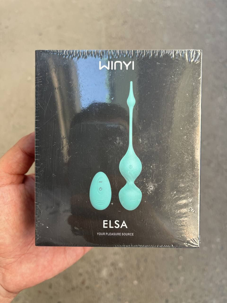 Вагинальные шарики Winyi Grace, бирюзовый WY0540-GR - Winyi - Вагинальные шарики с переменным центром тяжести - Купить