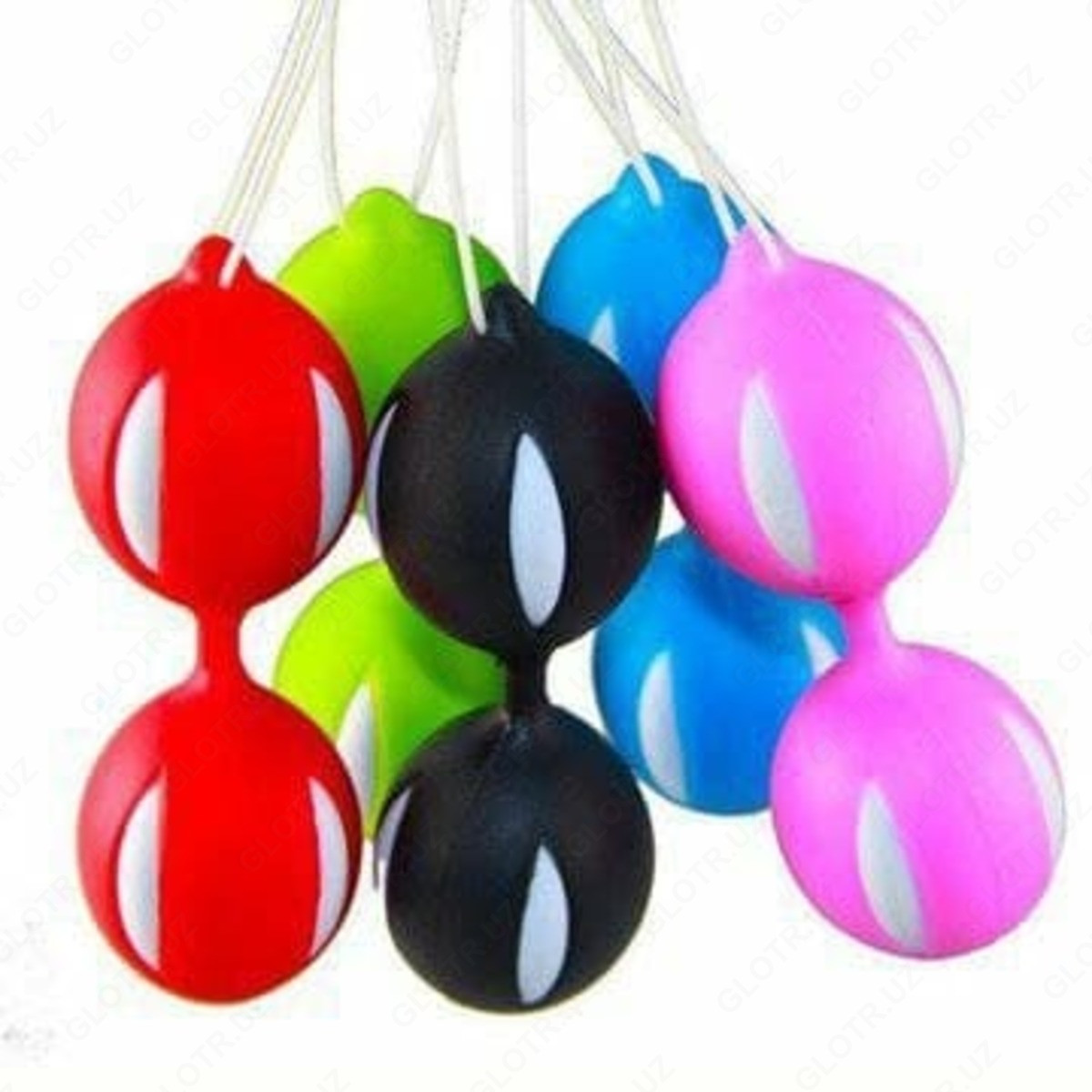 Вагинальные шарики 'Яни' со смещенным центром тяжести купить со скидкой в секс шопе  Вагинальные шарики  Без вибрации