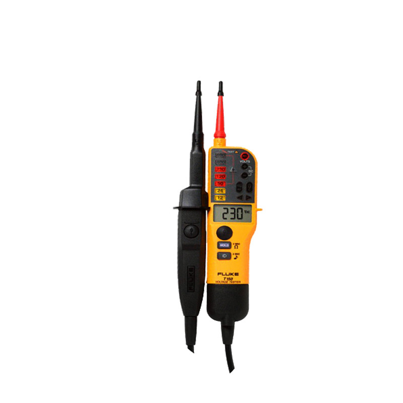 Fluke T150-LCD, прибор для проверки напряжения/целостности с омметром и ...
