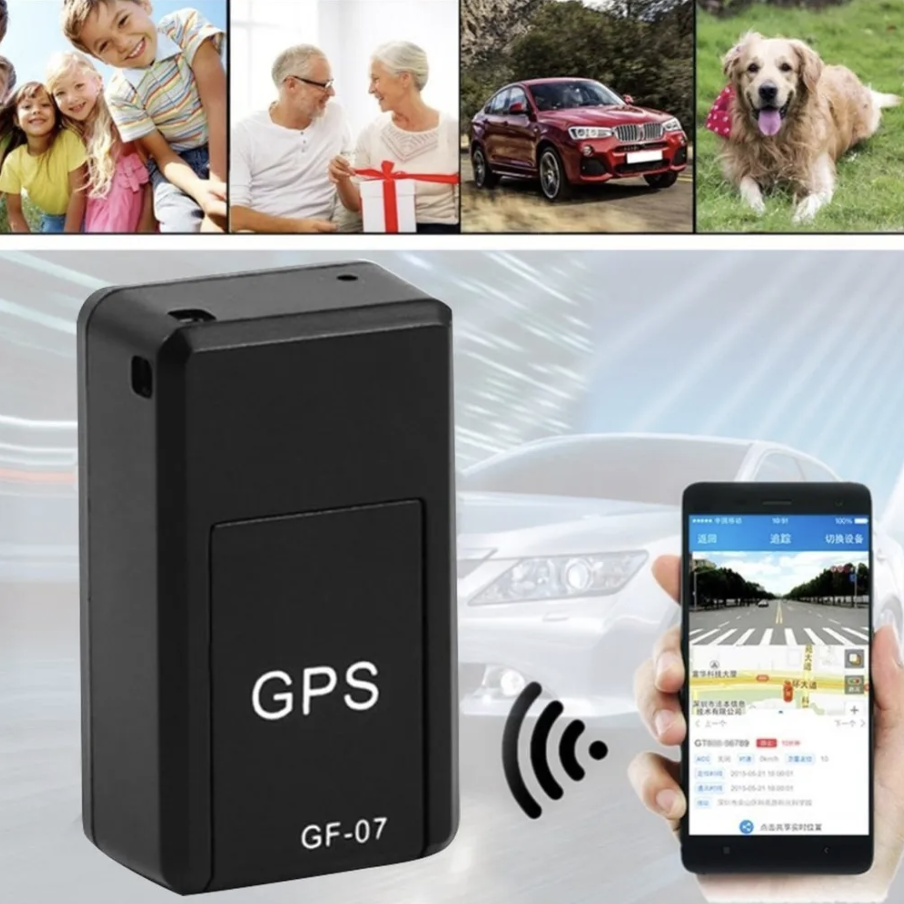 Магнитный мини GPS трекер устройство отслеживания и позиционирования в ...