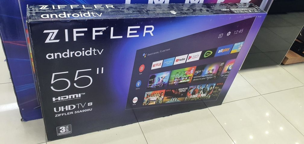 Телевизор Ziffler 4K Smart TV Android в Ташкенте цена 4235836 сум от Shop 7247 - Prom.uz (ID#1209505)