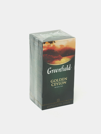 Чай Greenfield  черный Голден Цейлон 2г в Пакетиках Toshkentda hududida, narxi 22000 so'm Uzum Market korxonasidan - Prom.uz (ID#1084585)
