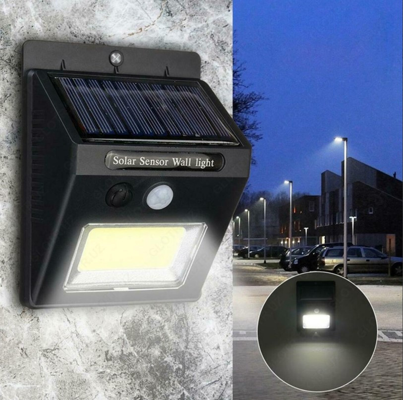 Уличный фонарь с датчиком движения на солнечной батарее Solar Motion ...