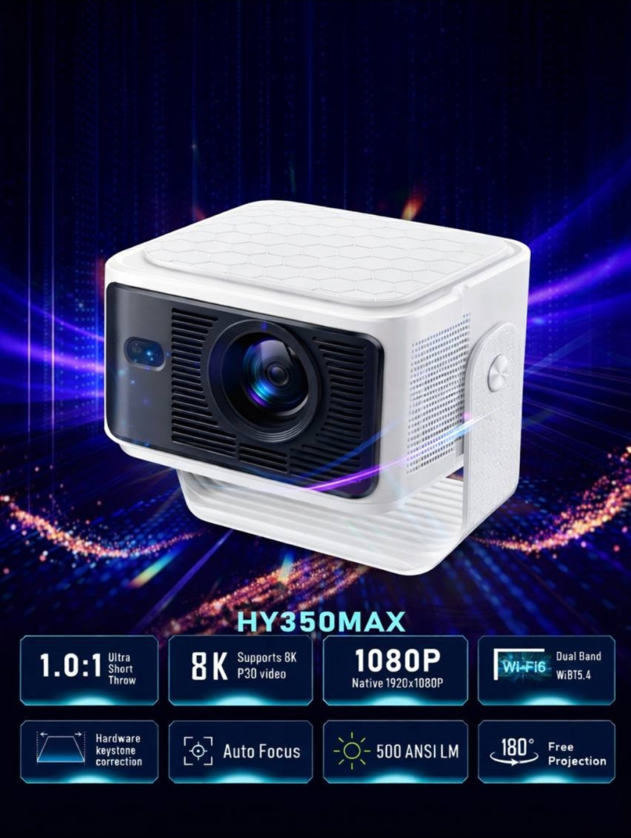 Смарт проектор "Hy350Max android 14" умный проектор, в Ташкенте цена 1440184 сум от Mega store - Prom.uz (ID#1355012)