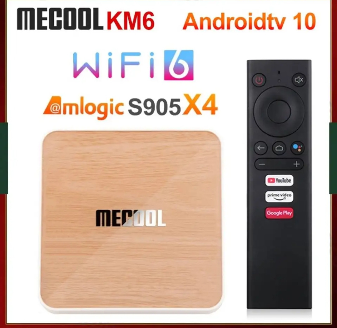 Смарт приставка "Mecool KM6 Deluxe androidtv 4/64ГБ" в Ташкенте цена 1198136 сум от Mega store - Prom.uz (ID#1355011)