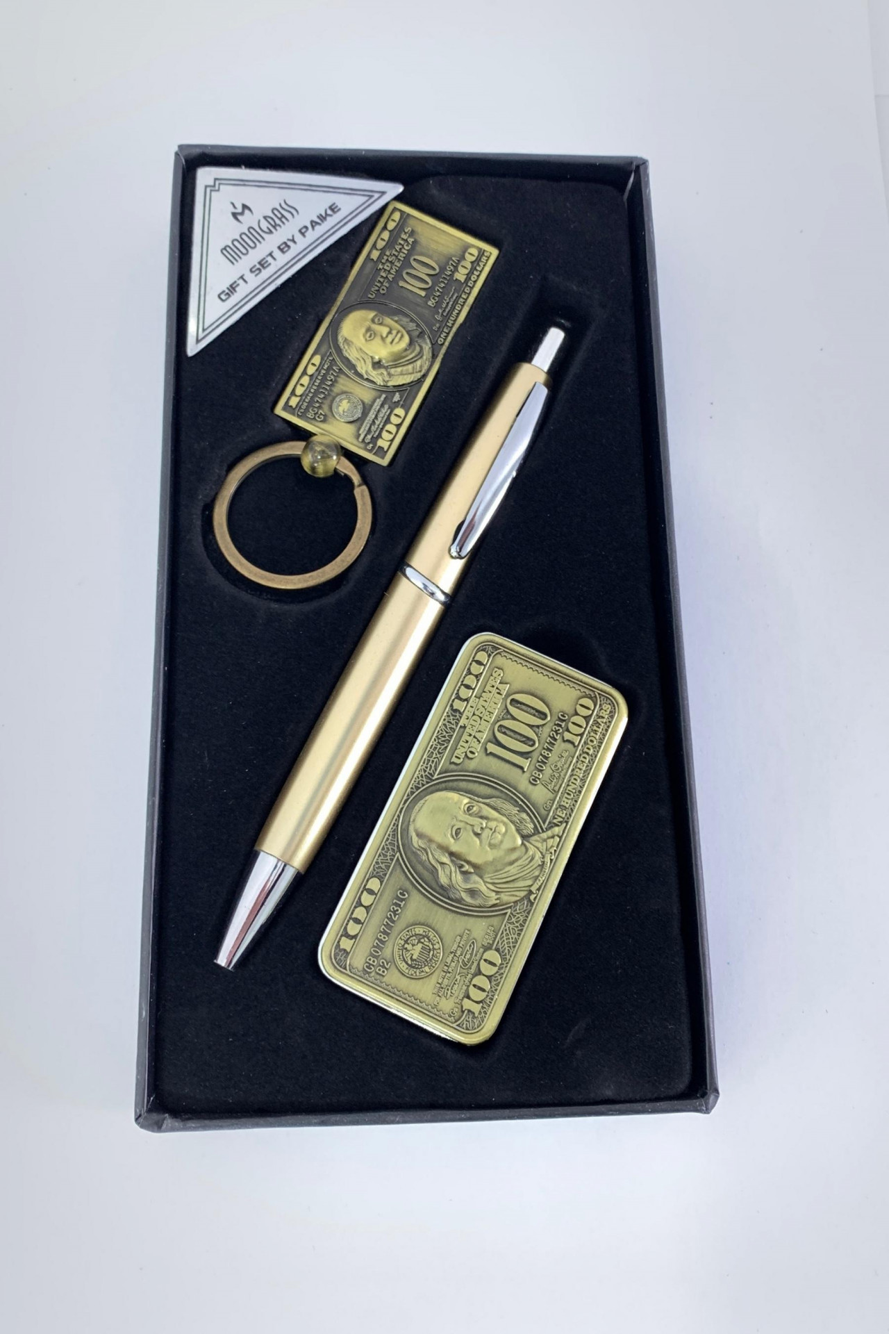 Подарочный набор - брелок, ручка, зажигалка доллар a022 SHK Gift в ...