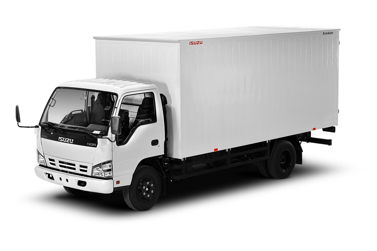 Isuzu фургон сбоку 3 тонны