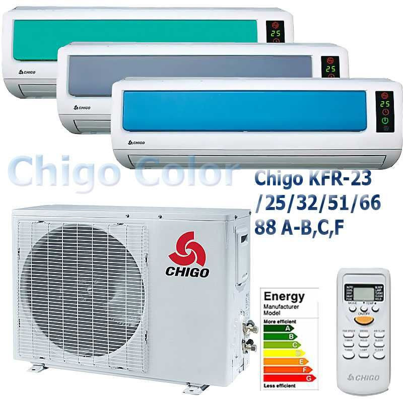 Кондиционер Chigo 12 Toshkentda hududida, narxi 4090607 so'm Технопром Суннат korxonasidan - Prom.uz (ID#1206845)