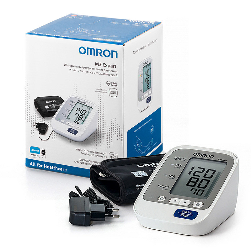 Тонометр Omron M3 Expert HEM-7132-ALRU, измеритель артериального ...