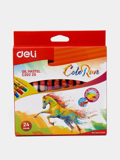 Мелки пастельные Deli ColoRun 20220, 24 цвета Toshkentda hududida, narxi 19000 so'm Uzum Market korxonasidan - Prom.uz (ID#1068732)