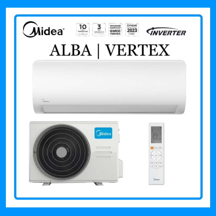 Инверторный Кондиционер Midea Модель Alba Vertex 18 Inverter в Ташкенте ...