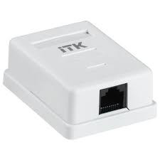 Настенная информационная розетка RJ45 категория 6 UTP 1-порт Toshkentda hududida, narxi 27000 so'm "Gelios Line Technologies" ООО korxonasidan - Prom.uz (ID#1286473)