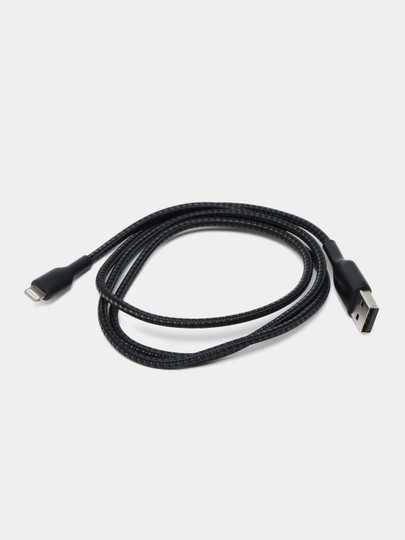 Кабель Belkin USB-A Lightning, BRAIDED, 1 m, black Toshkentda hududida, narxi 98000 so'm Uzum Market korxonasidan - Prom.uz (ID#1082686)