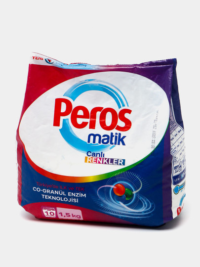 Стиральный порошок Peros matik color canli renkler 1,5кг в Ташкенте ...