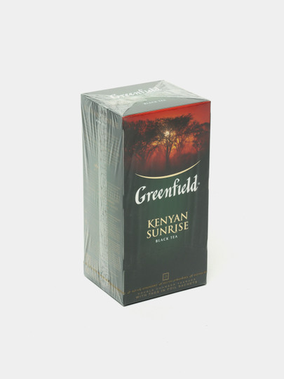 Чай черный Greenfield Kenyan sunrise, 1.5 г, 25 пакетиков Toshkentda ...