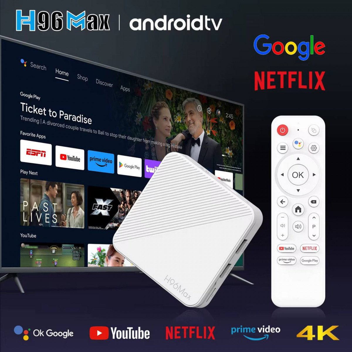 Смарт приставка H96max H313 2/8gb alwinner. android 14 в Ташкенте цена 380000 сум от Mega store - Prom.uz (ID#1355002)