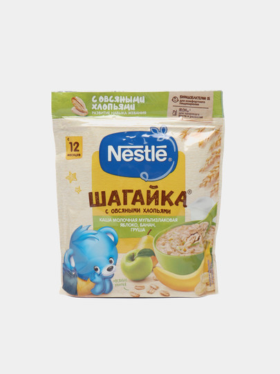 Каша Nestle Шагайка мультизлак яблоко-банан-груша, 200 гр Toshkentda ...