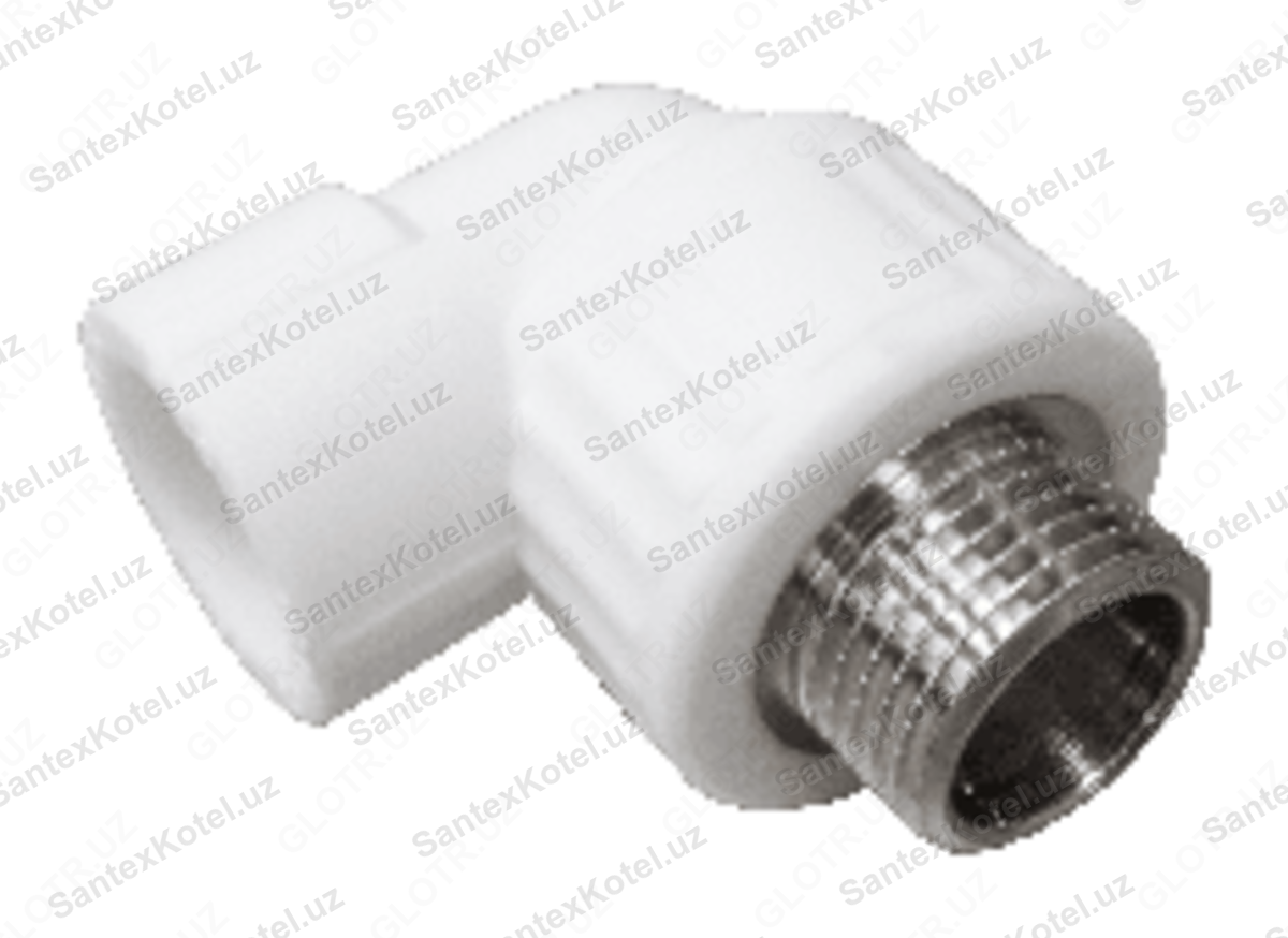 Угольник переходной с наружной резьбой 25х1/2\" (90/15) (Valfex) в ...