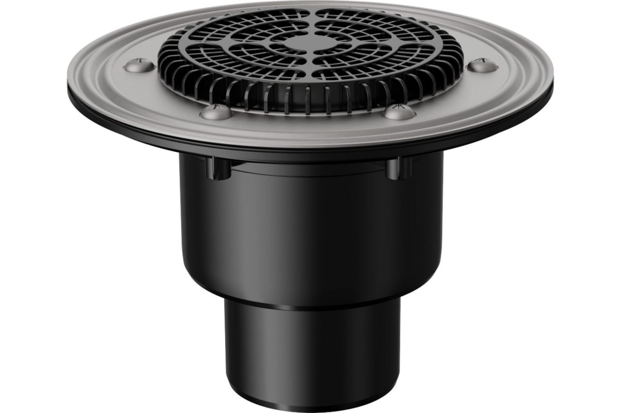 Воронка кровельная вертикальная с плоским листвоуловителем для ...