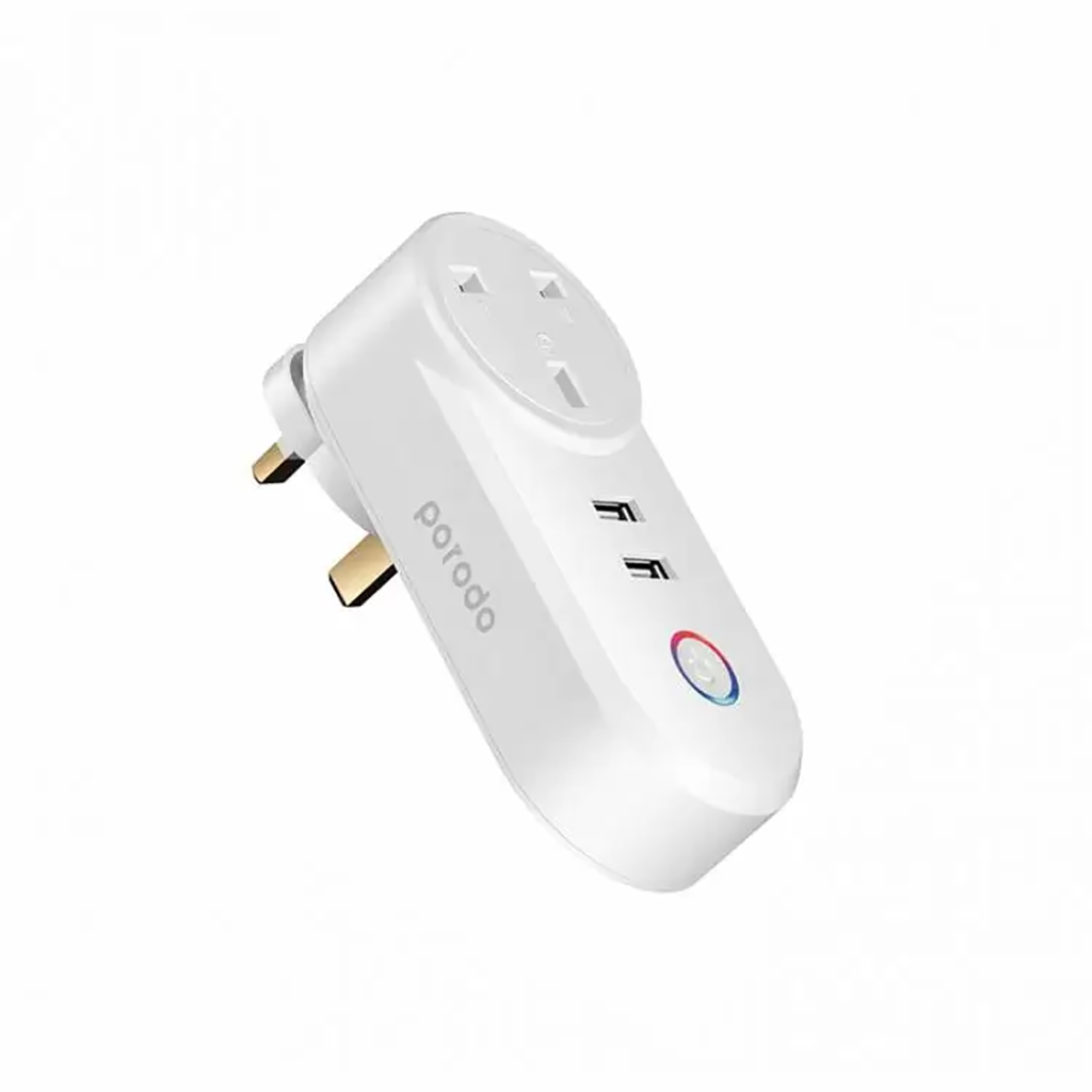 Умная розетка Wi-Fi с зарядным устройством USB Porodo в Ташкенте цена ...
