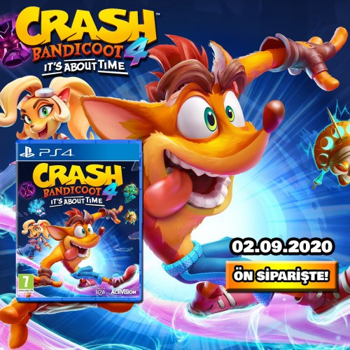 Игра для PlayStation Crash Bandicoot 4. It’s About Time - ps4 в ...