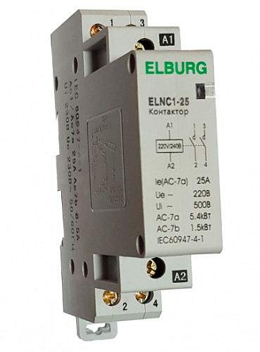 “ELBURG" Контактор модульный ELNC1-25 2п 25A Toshkentda hududida, narxi 88700 so'm Oydin Electric korxonasidan - Prom.uz (ID#173524)