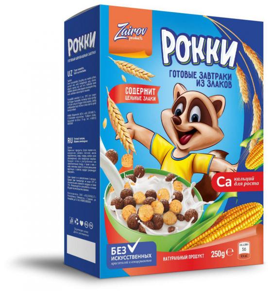 Рокки - готовые завтраки! Toshkentda hududida, narxi 7590 so'm OOO "ASL CORN ELIT"  korxonasidan - Prom.uz (ID#60917)