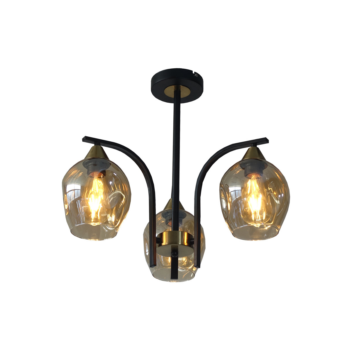 Люстра 1024 40W 3xE27 AMBER GLASS Toshkentda hududida, narxi 750400 so'm Promcompany1 korxonasidan - Prom.uz (ID#261675)