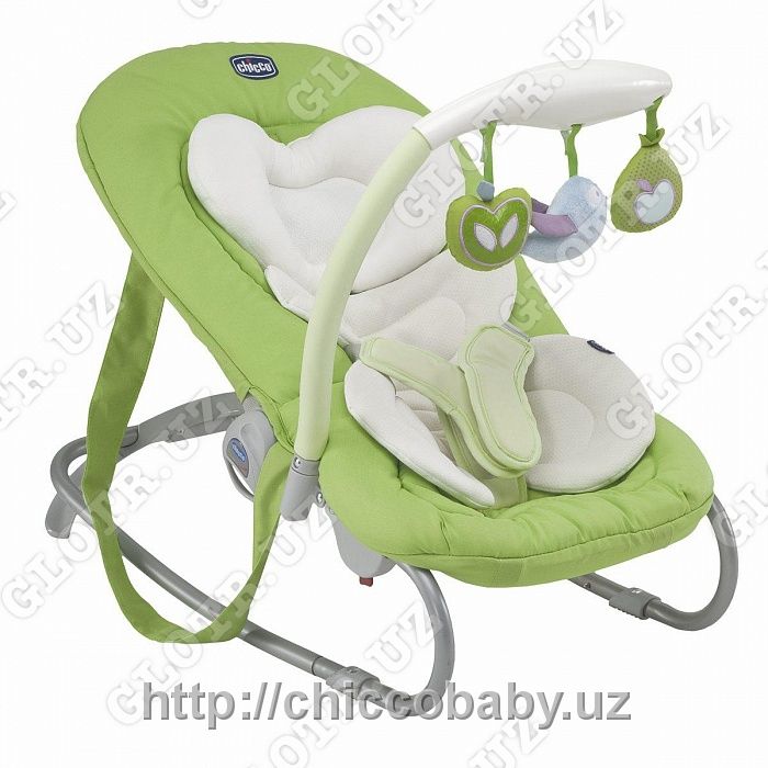 Детский шезлонг chicco mia bouncer