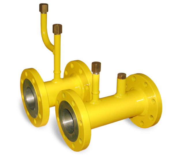 Комплекты прямых участков КПУ-150/Р Ду150, два участка, места отбора ...