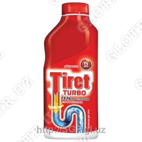 TIRET TURBO Гель для удаления засоров