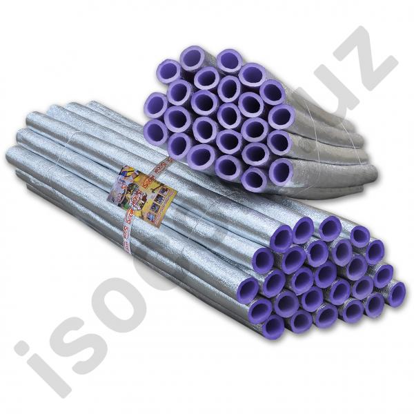 Теплоизоляция для труб из вспененного полиэтилена с лавсаном в Ташкенте ...