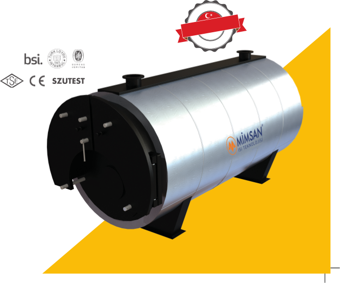 Жидко-газовый трёхпроходной водонагревательный котёл типа скотч MGS1500#1