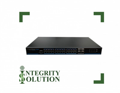 Utepo Коммутатор UTP3-GSW2404S-MTP250 24-портовый гигабитный PoE-коммутатор с 4-мя  гигабитными SFP портами Integrity Solution