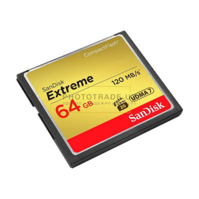 Карта памяти SanDisk 64GB Extreme Compact Flash (CF)