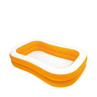 Надувной детский бассейн Intex оранжево-белого цвета (2,29 м x 1,52 м x 48 см)