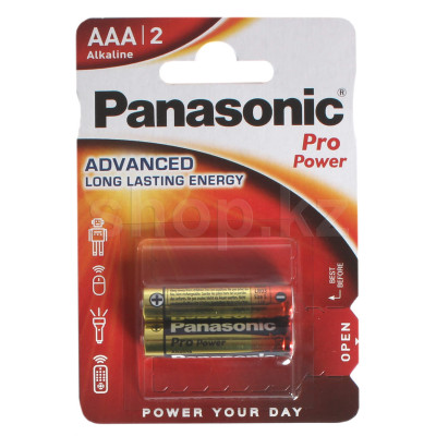 Батарейка Panasonic AAA LR03PPG/2BP, 1.5V продажа только упаковкой  2 x 12=24 Гарантия 12 месяцев