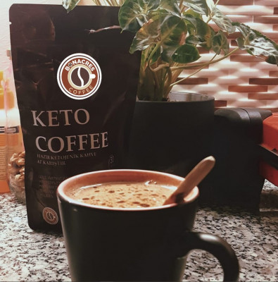 Keto Bonacres кофе для похудения с коллагеном