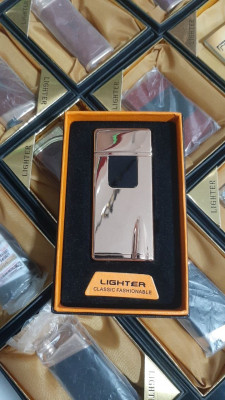 USB зажигалка в подарочной упаковке Lighter (Спираль накаливания)