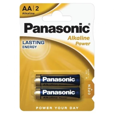 Батарейка PANASONIC LR6 APB/2BP Alkaline тип АА  12 штук в упаковке 2 x 12=24   Гарантия 12 месяцев