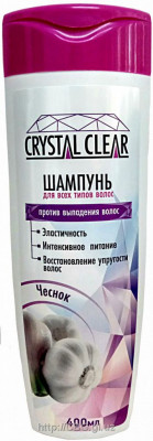 Шампунь Crystal Clear 400 мг "Чеснок"