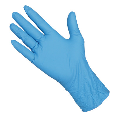 Перчатки одноразовые нестерильные, нитриловые L синие (WRP/Малайзия)