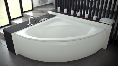 Акриловая ванна угловая Besco LUKSJA 150x150 см