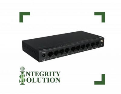 Utepo Коммутатор SF10P-FHM 8-портовый РОЕ 10/100 Mbps,2 uplink порта 100Mbps Integrity Solution