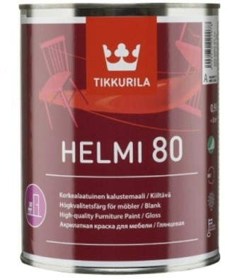 HELMI 80 A Tikkurila Глянцевая краска для мебели 0,9 Л