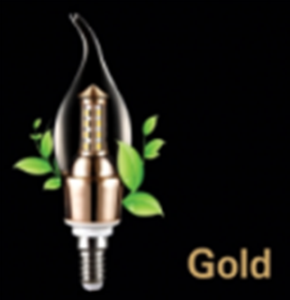 Светодиодная лампа  LED Decora Flame Gold 5W E14 6000K ELT