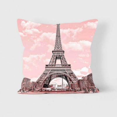 Наволочка декоративная “Рассвет в Париже”, 45*45 см