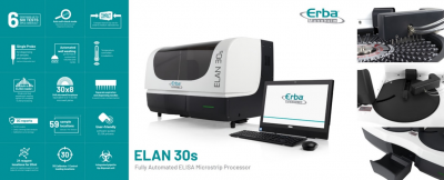 Анализатор иммуноферментный автоматический ERBA ELAN 30s с принадлежностями