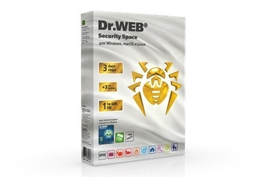 Dr.web Security Space GOLD 1 ПК/3 года