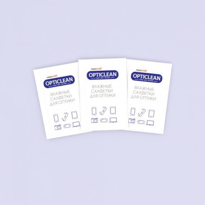 Opticlean - влажные cалфетки для оптики и гаджетов